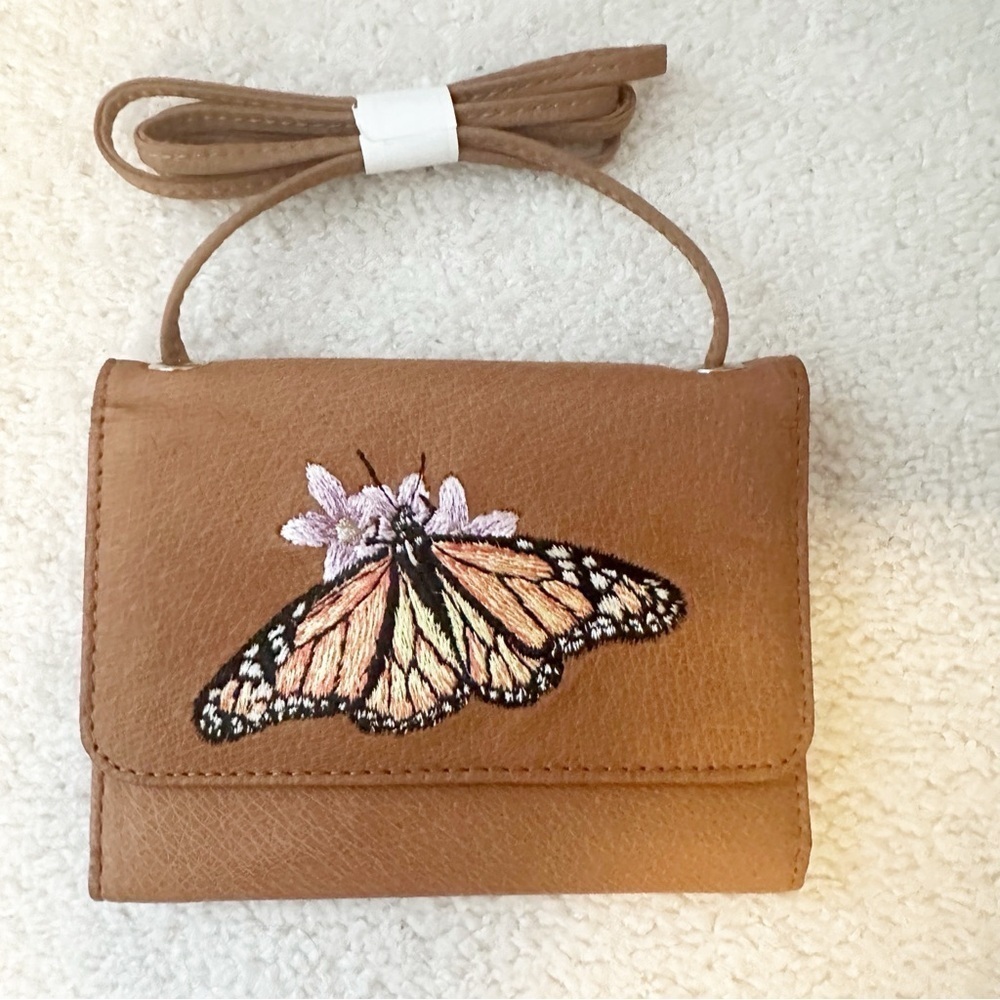 Kingsport industries The Gallery Collection dyed leather butterfly wallet